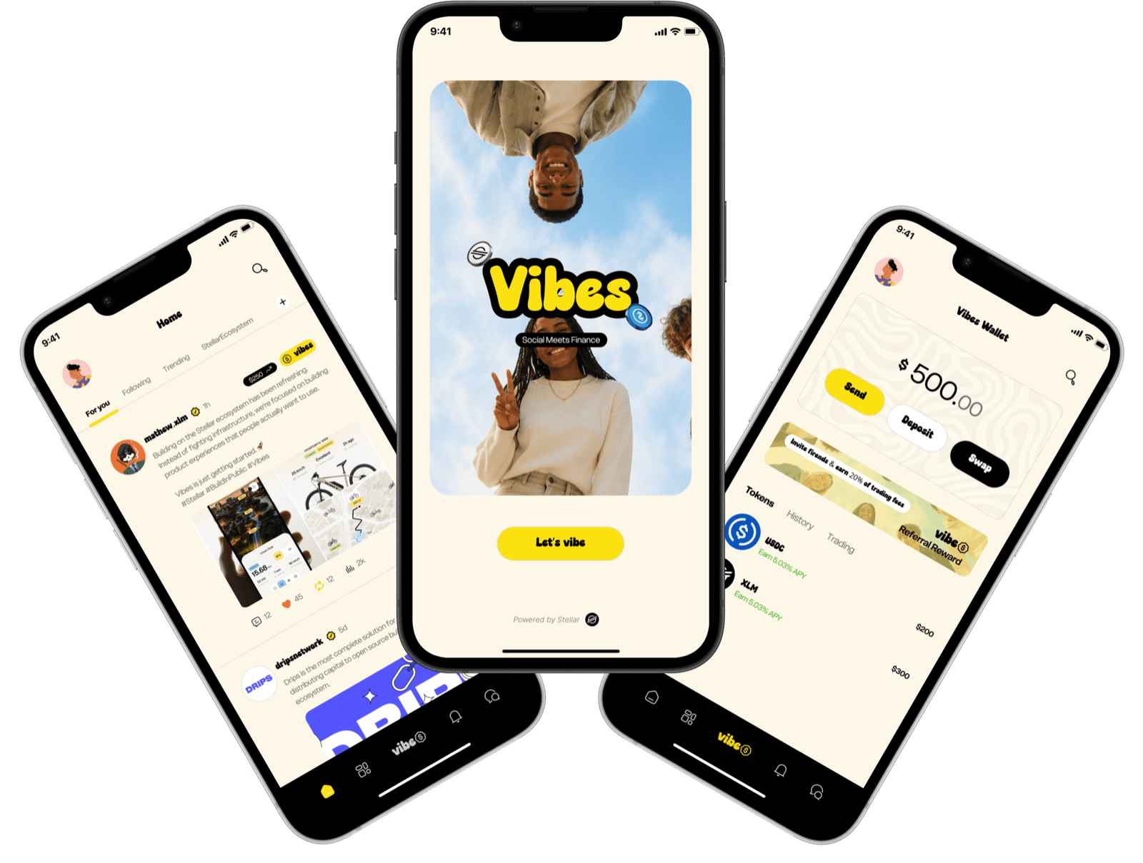 Vibes App on Phone
